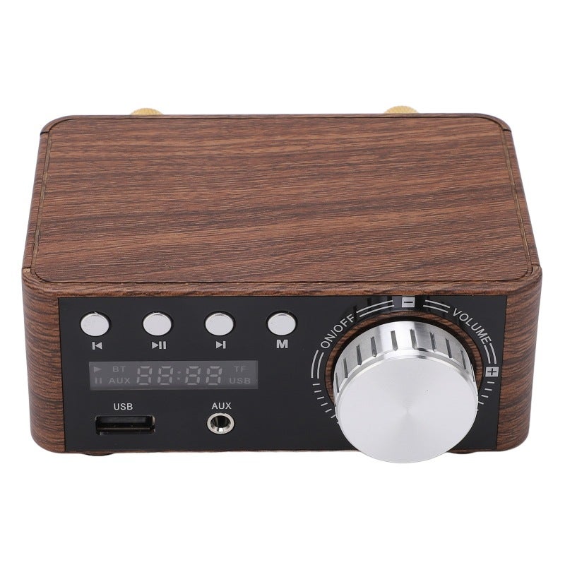 Digital Audio Amplifier: 30W Actual Output, TPA3116 Chip - High Fidelity Noise-Free Sound, Mahogany Shell Hifi Stereo Amplifier for Home Desktop Audio - Image 1