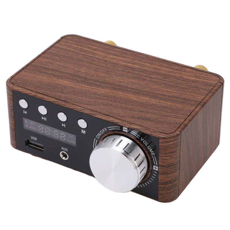 Digital Audio Amplifier: 30W Actual Output, TPA3116 Chip - High Fidelity Noise-Free Sound, Mahogany Shell Hifi Stereo Amplifier for Home Desktop Audio - Image 3