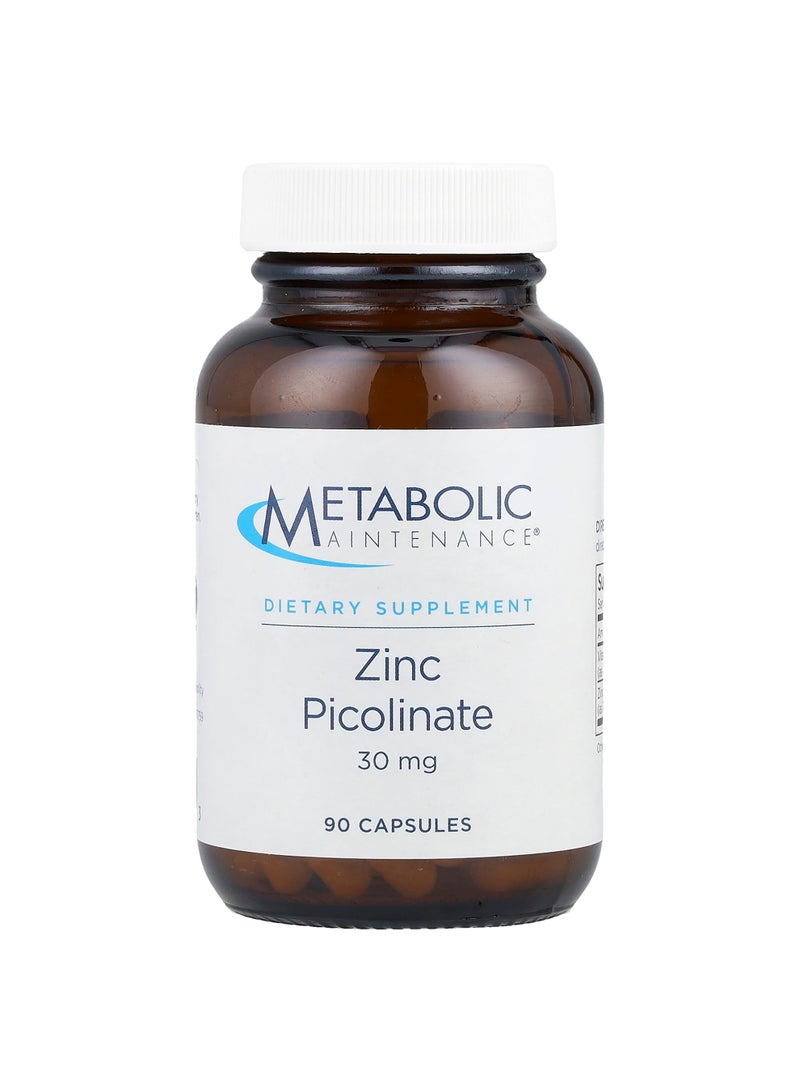 Metabolic Maintenance Zinc Picolinate, 90 Vegetarian Capsules
