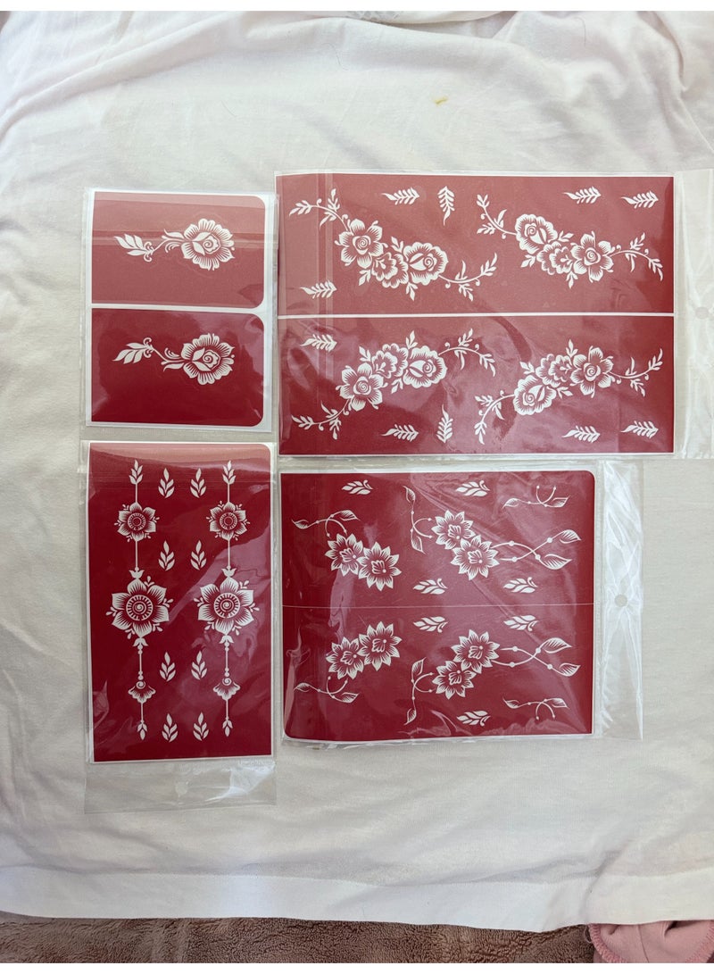 Henna Sticker /Mehandi Sticker for Womens - temporary tatoo sticker - Image 2