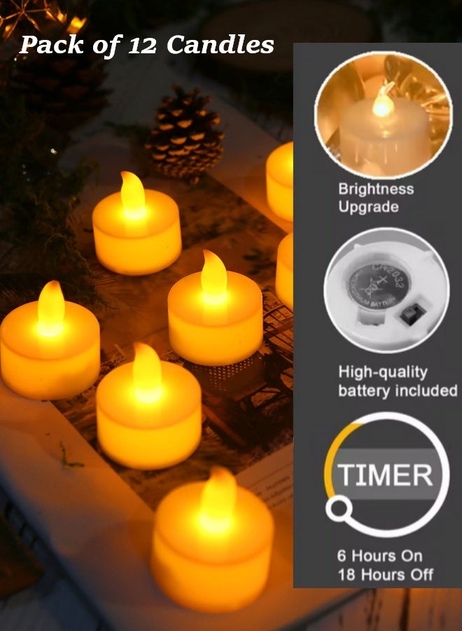 Feelings Led Tea Light Candle 12Pcs - Image 4