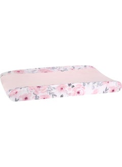 Bedtime Originals Blossom Watercolor Floral Changing Pad Cover - Pink/Gray  - Image 3