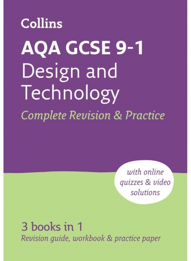 AQA GCSE 9 1 Design Technology Complete Revision Practice Ideal for the 2024 and 2025 Exams - Paperback