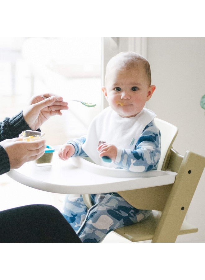 green sprouts Unisex Baby Stay-dry Infant Bibs, Blueberry - Image 4