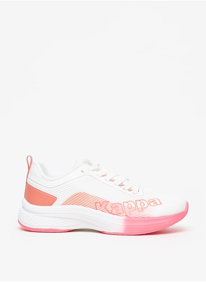 Kappa - Women's Logo Print Sports Shoes with Lace-Up Closure - Image 1