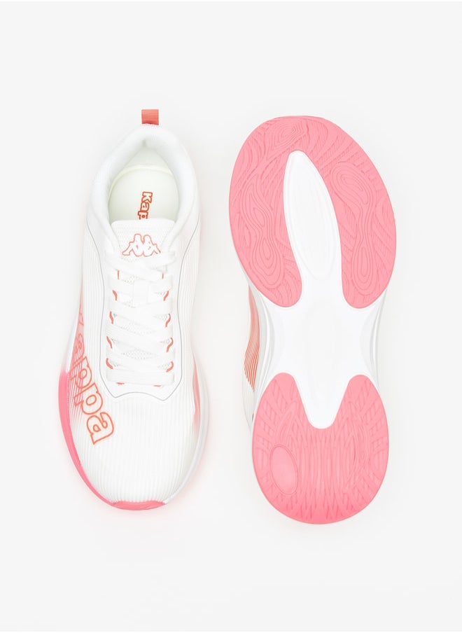 Kappa - Women's Logo Print Sports Shoes with Lace-Up Closure - Image 1