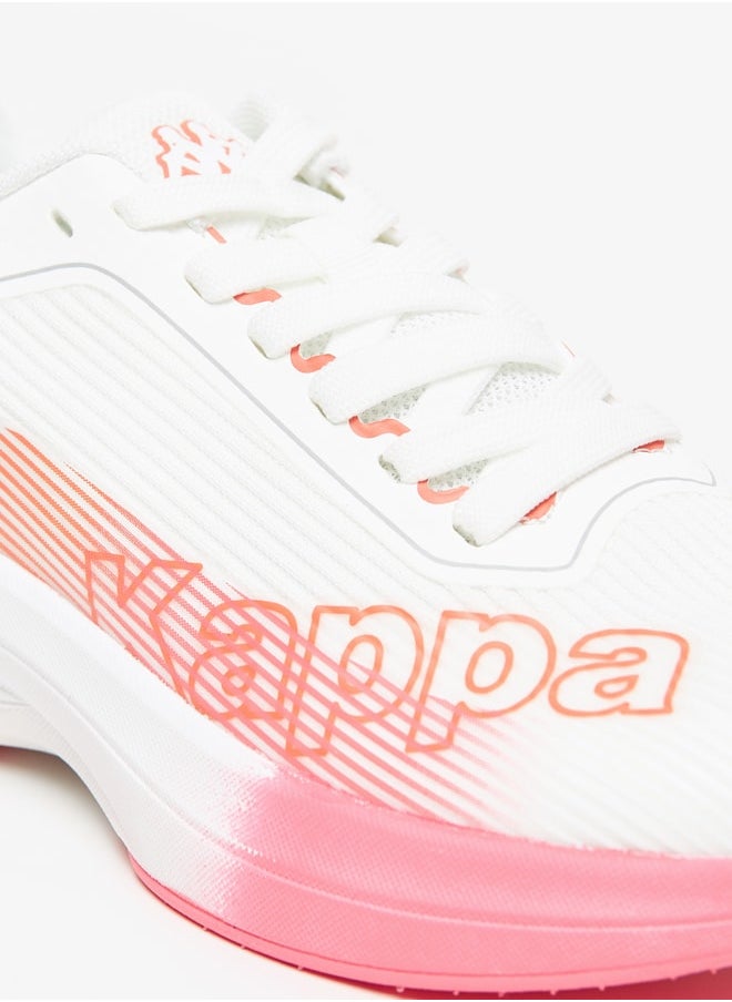 Kappa - Women's Logo Print Sports Shoes with Lace-Up Closure - Image 1