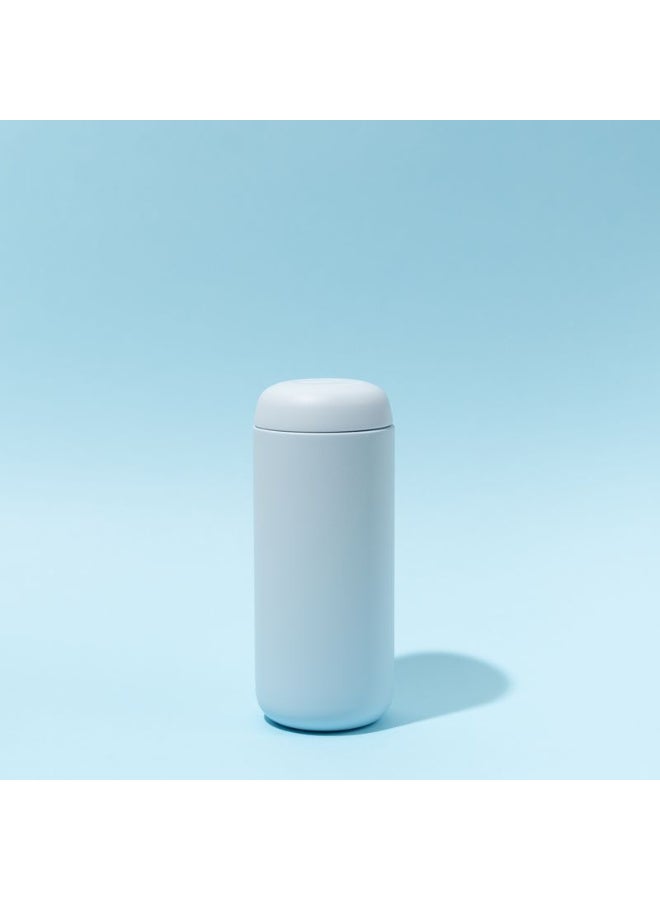 ستورم كوب حراري معزول من السيراميك مصنوع من الفولاذ المقاوم للصدأ بسعة 473 مل، يحافظ على السخونة والبرودة مع 3 أغطية وماصة قابلة لإعادة الاستخدام، اخضر فاتح - Image 3