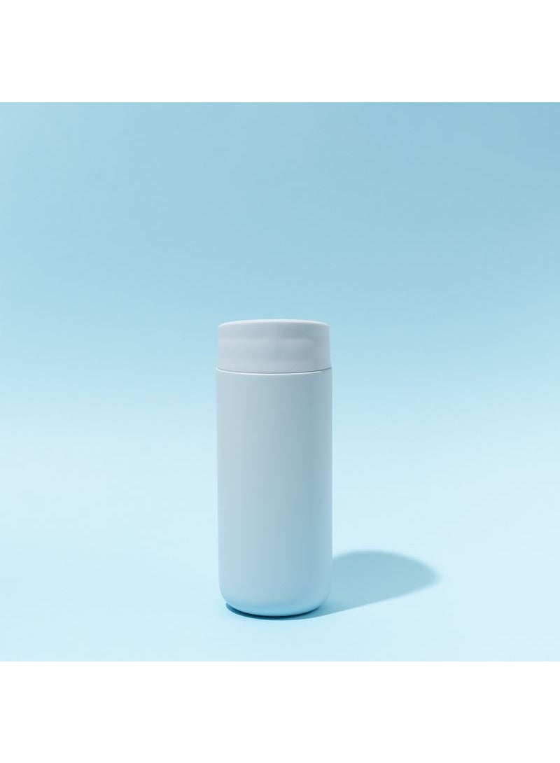 ستورم كوب حراري معزول من السيراميك مصنوع من الفولاذ المقاوم للصدأ بسعة 473 مل، يحافظ على السخونة والبرودة مع 3 أغطية وماصة قابلة لإعادة الاستخدام، اخضر فاتح - Image 2