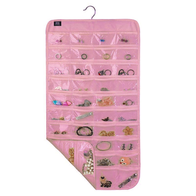 BB Brotrade Hanging Jewelry Organizer,Accessories Organizer,80 Pocket Organizer for Holding Jewelries - Image 1