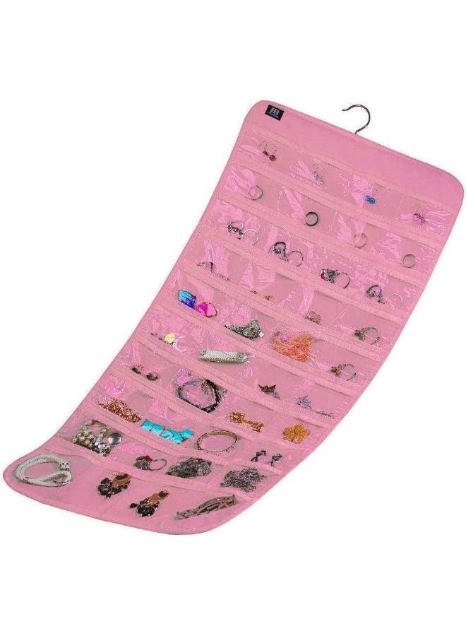 BB Brotrade Hanging Jewelry Organizer,Accessories Organizer,80 Pocket Organizer for Holding Jewelries - Image 2