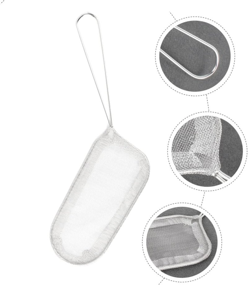 Stainless Steel Frying Basket for Cooking Fine Mesh Strainer for Oil Filtering Deep Frying Tool for Shrimp French Fries and Meat Kitchen Utensil Handle Multipurpose Use - Image 3