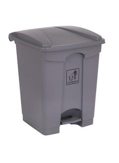 AKC Step Trash Bin | Plastic Matte Finish | Functional Waste & Garbage Waste Bin | Suitable For Homes, Villas, Large Areas & Communal Spaces | 45 Liters Grey  - Image 2