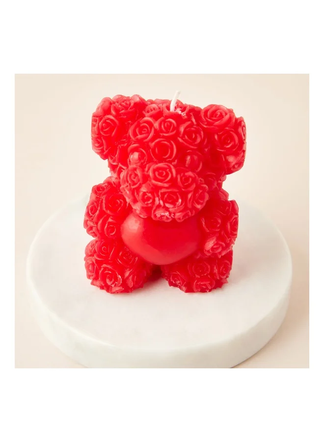 LIFESTYLE Teddy Bear Vanilla Scented Candle - 9.5 cm