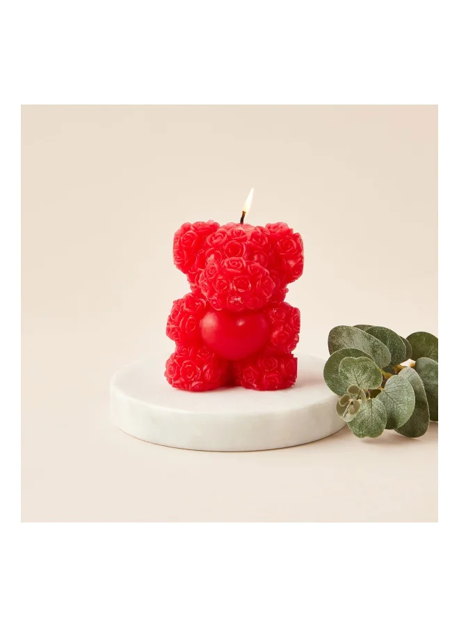 LIFESTYLE Teddy Bear Vanilla Scented Candle - 9.5 cm