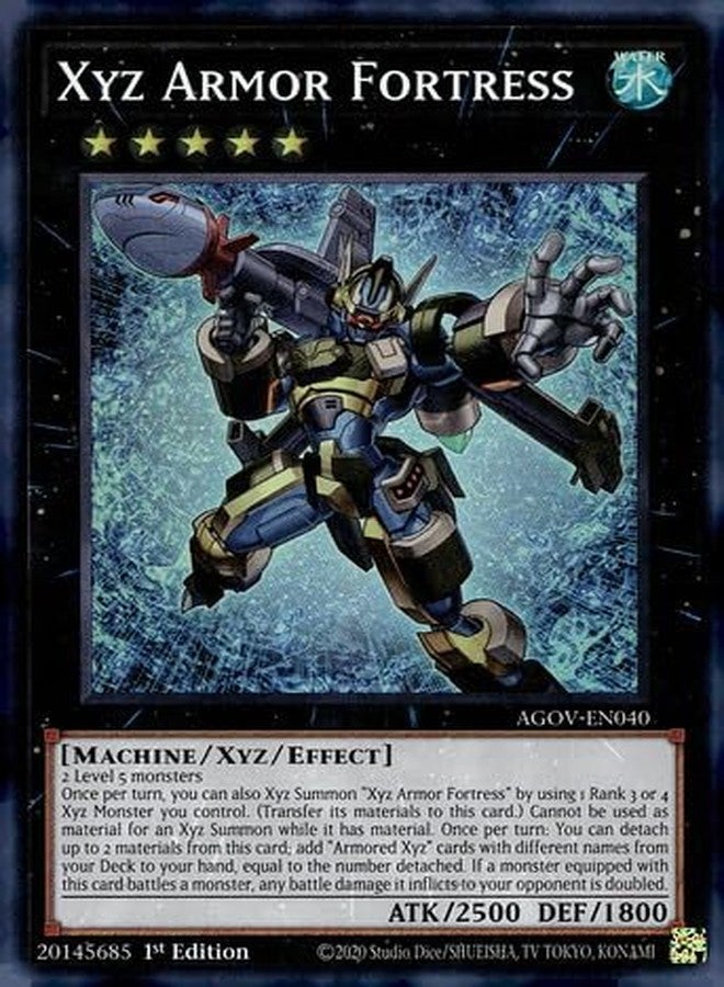 Yu-Gi-Oh! Xyz Armor Fortress - AGOV-EN040 - Super Rare - 1st Edition