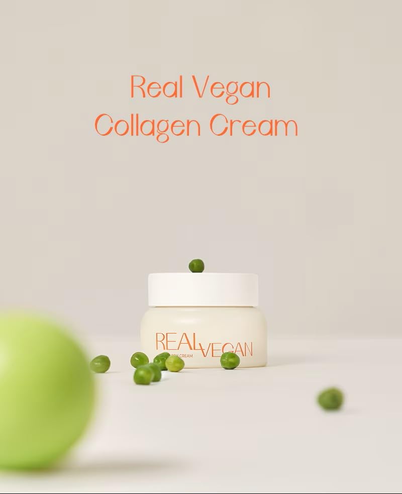 KLAVUU Real Vegan Collagen Cream - Enhances Skin Elasticity, Providing Deep Hydration to Dry Skin for a Radiant, Youthful Glow - Image 5
