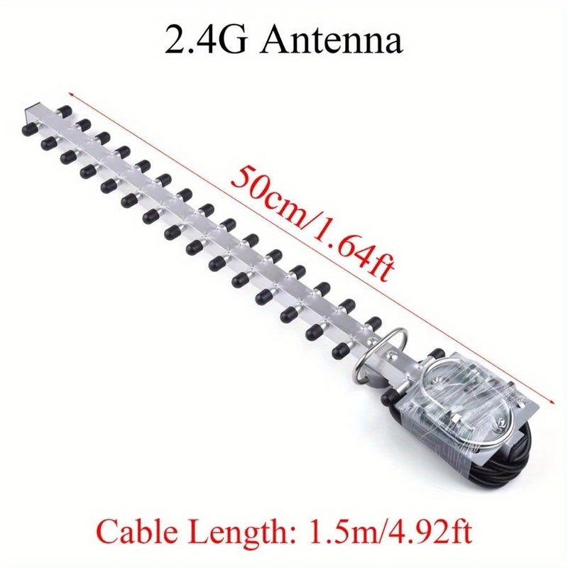 25dbi High Gain 2.4G Yagi Antenna With Cable For 4G WiFi Network Boost - Image 2