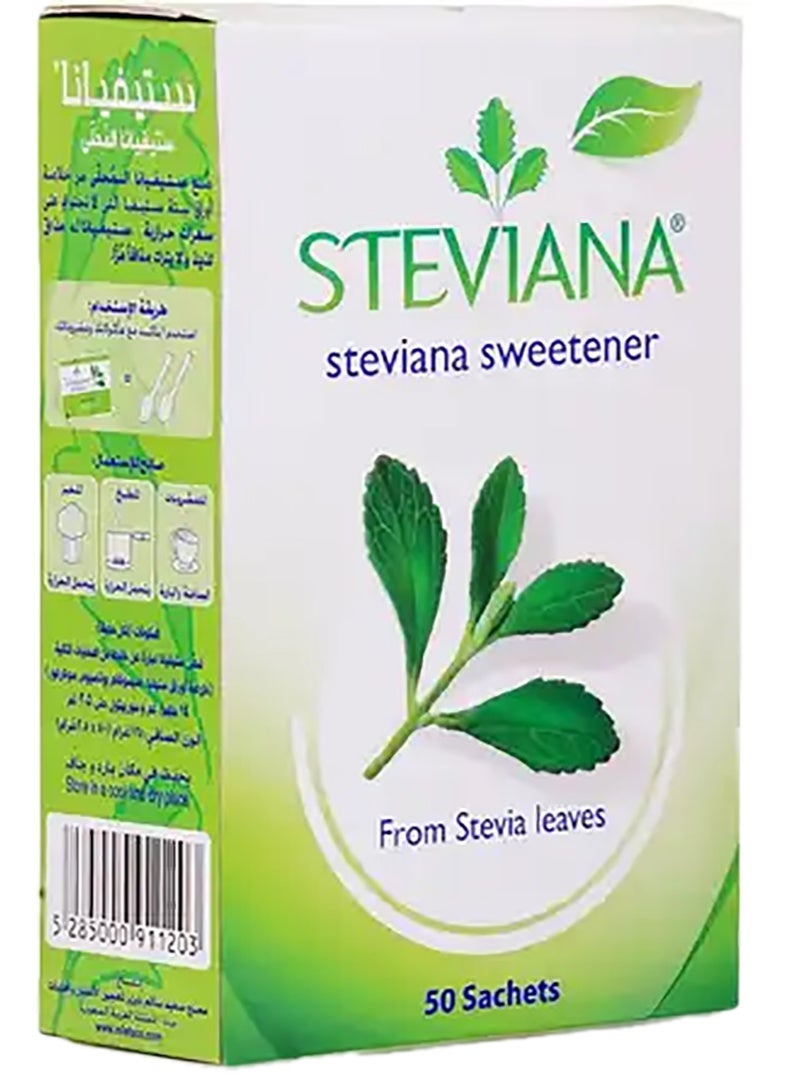 ستيفيانا محلي من أوراق ستيفيا صحي ولذيذ 50 كيس - Image 5