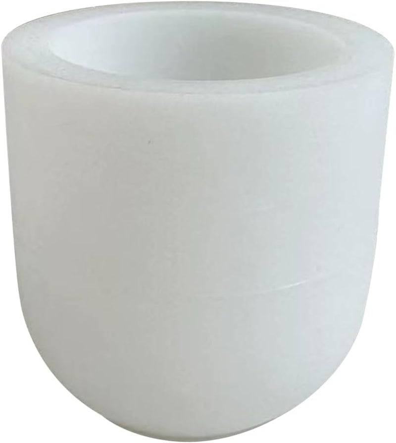 FirstTry Candle Mold I 3D Fondant Round Mouth Shape Silicone Scented Wax Mould I for DIY Handmade Art Crafts Resin Jewelry Storage Box Ring Trinket Makeup Container Flower Pot Holder Home Décor - Image 1