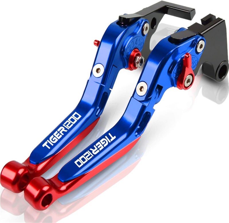 cheekyglo Fit for Triumph Tiger & Explorer 1200 2225 23 24 Motorcycle Adjustable Folding Extendable Brake Clutch Levers Accessories Durable (Color : 3) - Image 5