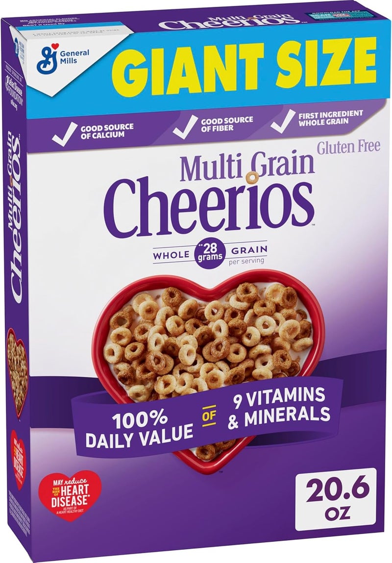 Cheerios حبوب الشوفان المتعددة الحبوب خالية من الجلوتين، 20.6 أونصة حجم عملاق - Image 1