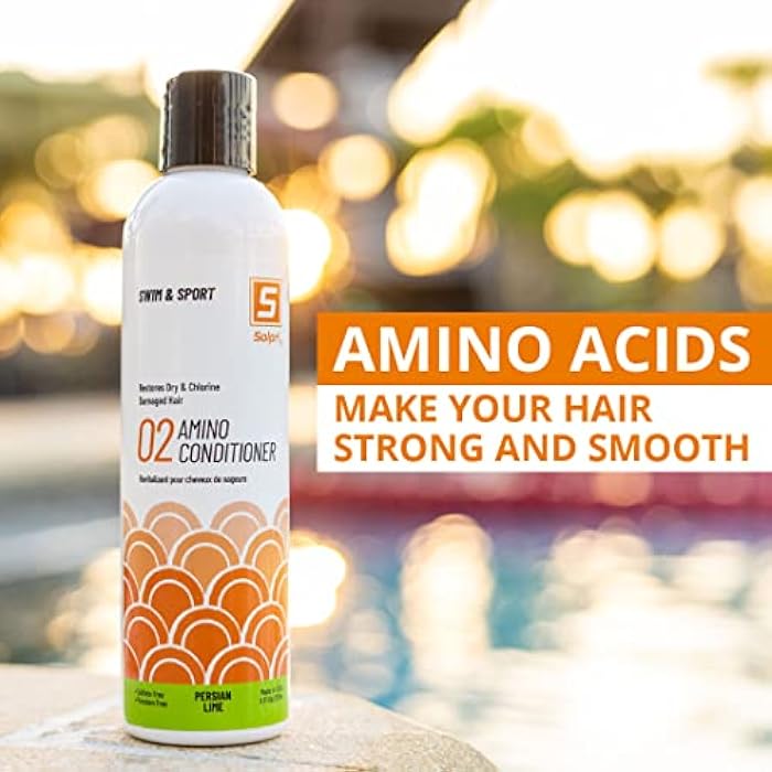 Solpri Swimmers Chlorine Vitamin C Swim Shampoo Body Wash with Pre & Post Swim Conditioner (16 Fl Oz Total) - Image 3