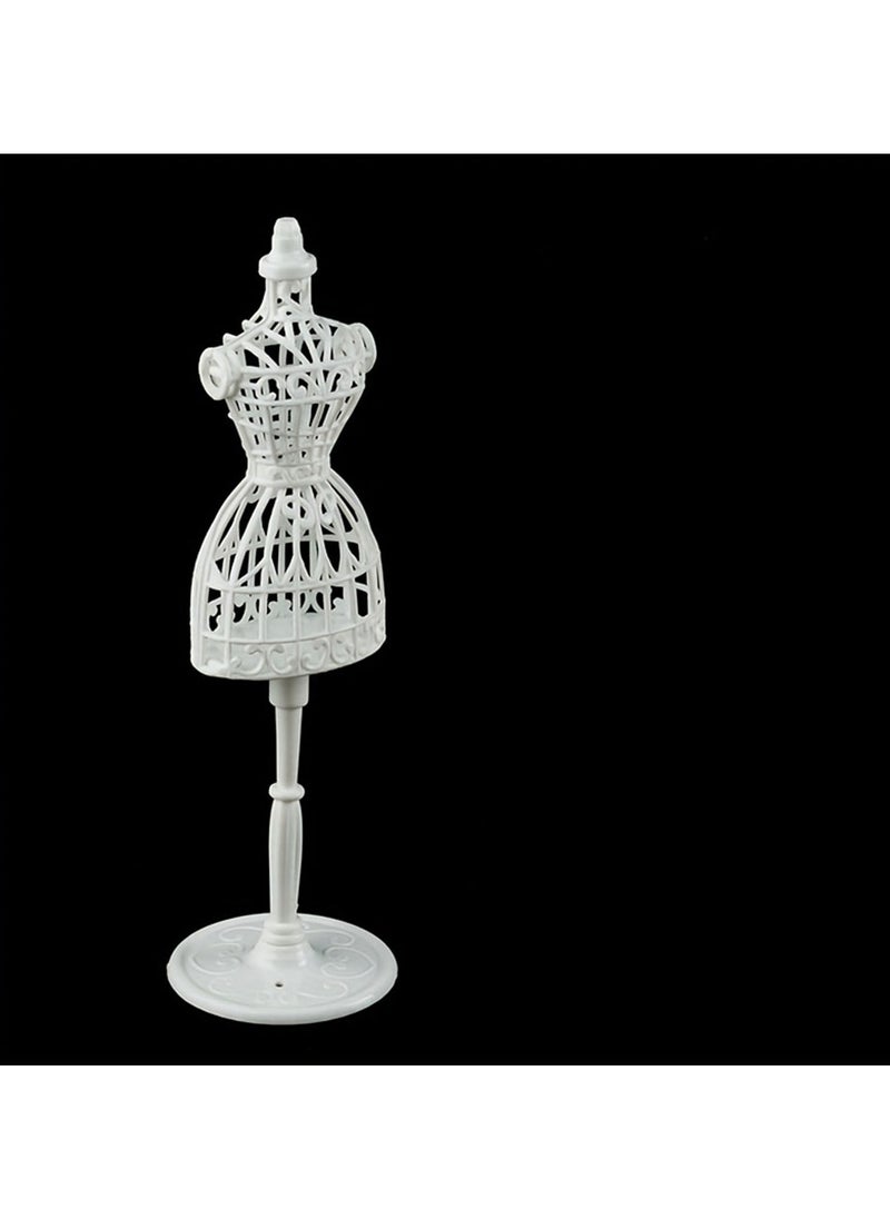 iQeouc - 3 Piece Mini Mannequin Model Display Miniature Gown Dress Clothing - Image 1