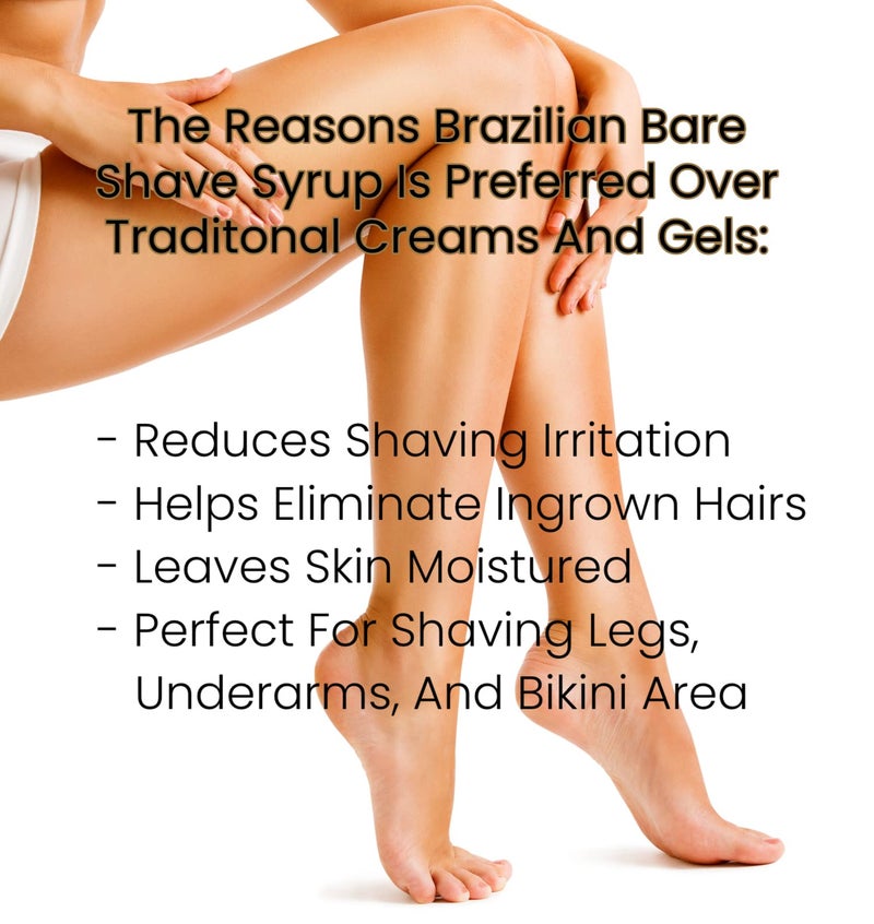 Brazilian Bare Fresh Watermelon Extra Gentle Shave Syrup â€“ Preferred Over Traditional Womens Shave Creams And Womens Shave Gels - Image 2