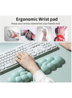 Memory Foam Keyboard & Mouse Wrist Rests Set, Ergonomic Cloud Shaped Wrist Support Pads for Typing Pain Relief Comfort for Office Gaming Computer (Yellow) - pzsku/ZFB9300BFC4A04089FE21Z/45/_/1729160698/2d75a35d-6740-4ec3-ac1d-50b290d39f5f