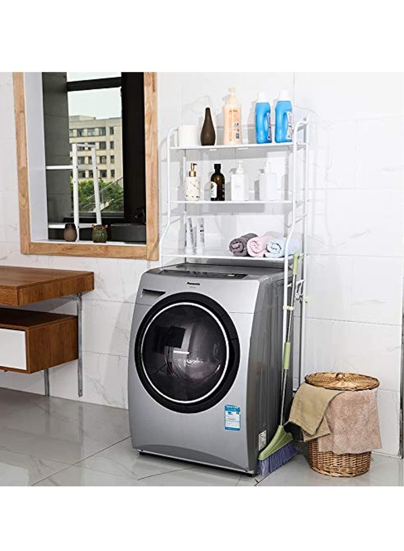 إلترازون 3 Layer Metal Washing Machine Storage Shelf Rack,Space Saver Shelf Organizer Holder - Image 1