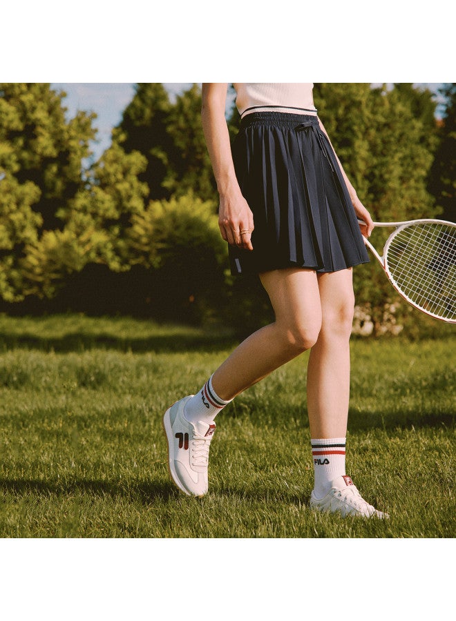 FILA Women'S Skirt Ladies Fashion Fine Pleats Casual Daily Versatile Comfort Basic Woven Pleated Skirt - Image 4