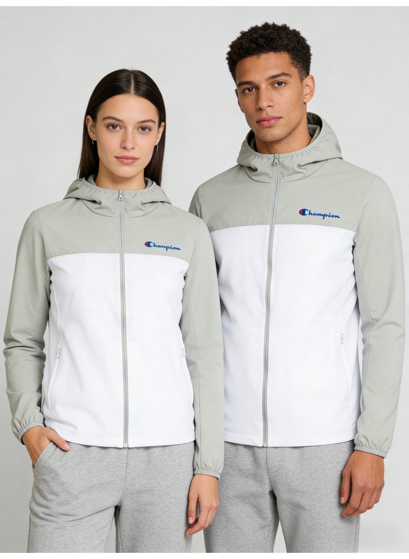 شامبيون Champion Plus Size Color Block Softshell Jacket - Unisex Lightweight Windbreaker for Men & Women - Image 4