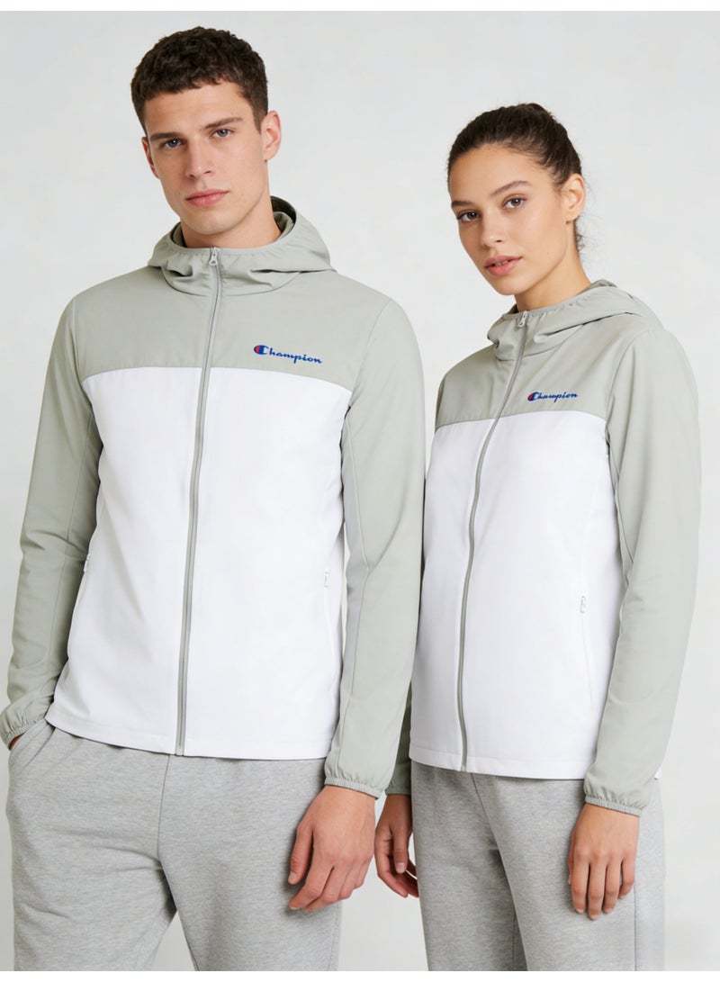 شامبيون Champion Plus Size Color Block Softshell Jacket - Unisex Lightweight Windbreaker for Men & Women - Image 2