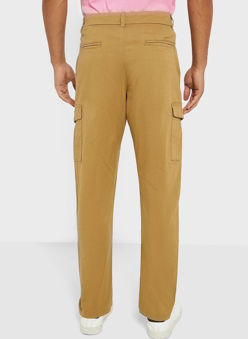 BRAVE SOUL Cotton Twill Cargo Chino - Image 3