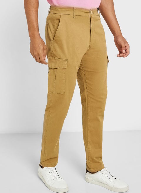 Cotton Twill Cargo Chino
