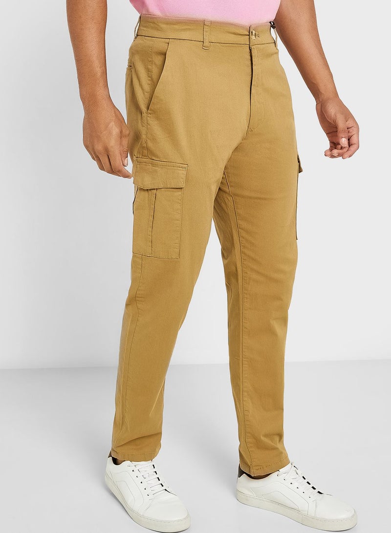 BRAVE SOUL Cotton Twill Cargo Chino - Image 1