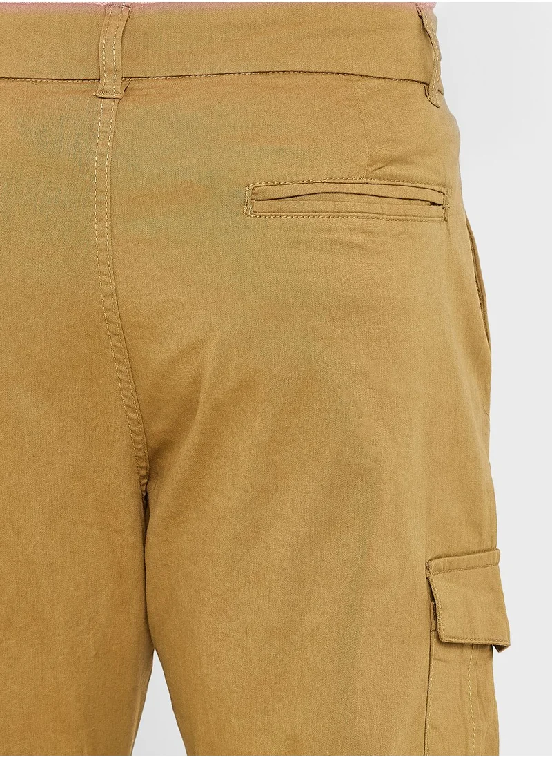 BRAVE SOUL Cotton Twill Cargo Chino