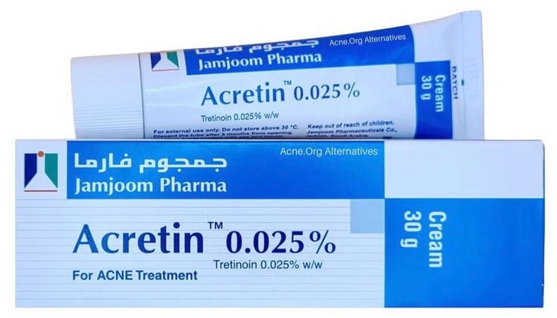 JAMJOOM PHARMA Acretin 0.25% Cream 30 gm - Image 1