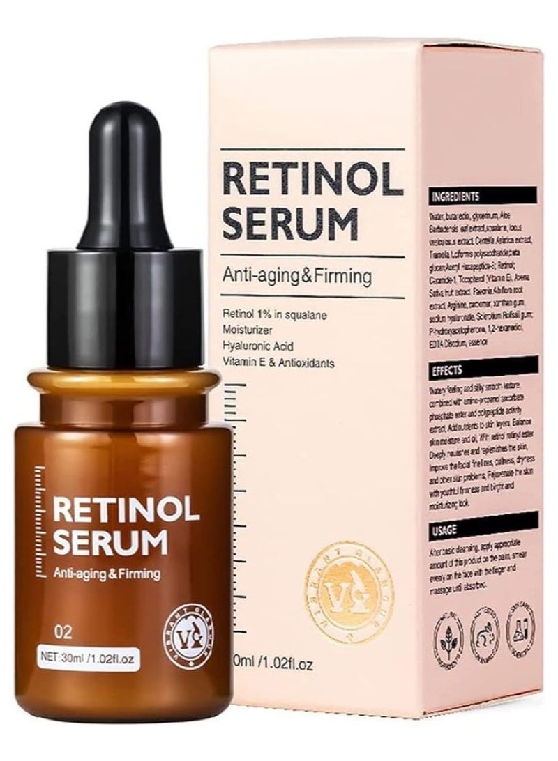 RETINOL Retinol Eye Serum for Collagen Tightening Anti Aging Moisturizing Dark Circles Fading Fine Lines Eye Bags Removal 