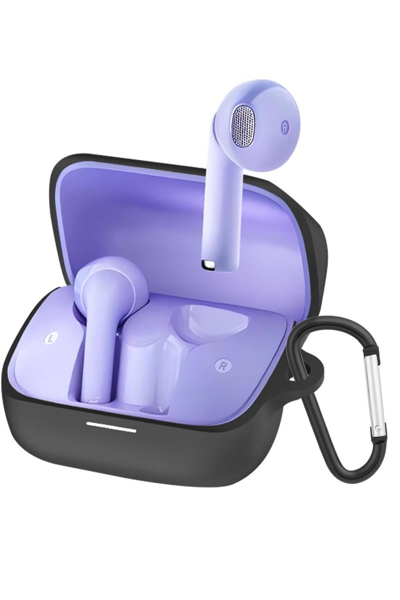 Silicone Cover Case Compatible with Anker soundcore K20i Portable Protective Case Cover With Keychain For Anker K20i (BLACK) - Image 1