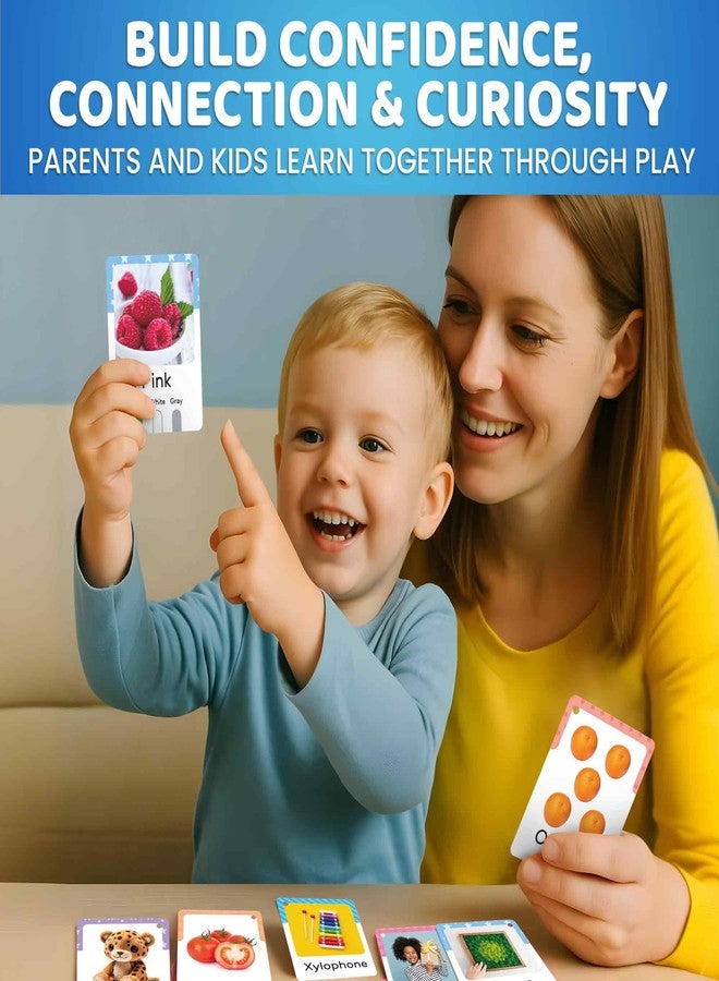 كوكا بطاقات تعليمية من QUOKKA، ٢٢٥ بطاقة تعليمية للأطفال من عمر ١ إلى ٣ سنوات - بطاقات تعليمية للأبجدية والكلمات الأولى مع حلقات - ألعاب تعليمية للأطفال الصغار - بطاقات تعليمية ممتعة كبيرة الحجم للأطفال من عمر ٣ إلى ٥ سنوات - Image 5