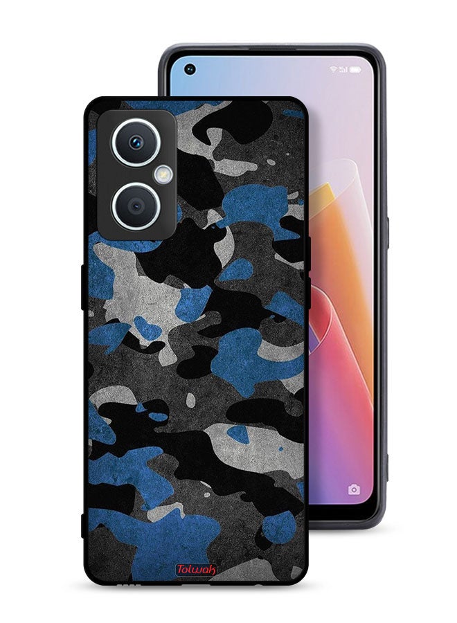 Tolwak Oppo A96 5G (China) Protective Case Cover Camouflage Pattern - Image 1