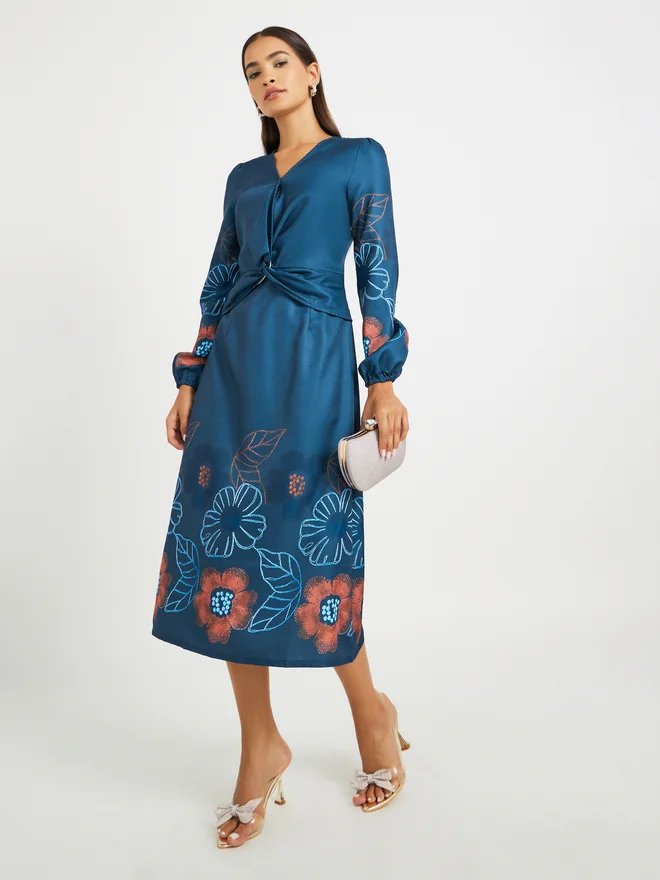 Styli Floral Print Dress
