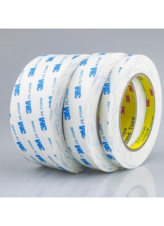 3M Double Sided Tape 5cm*3meter, Mounting Tape Heavy Duty, Removeable PE Foam Tape Strips, Strong Adhesive Tape Waterproof Free Damage for Paint Wall Picture Hanging Poster  - Image 4