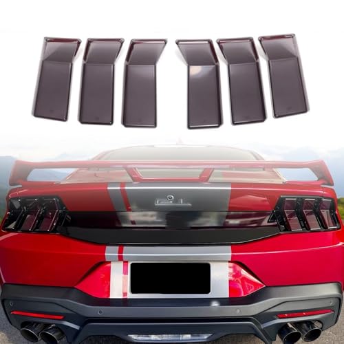Jogon Tail Light Lamp Guard Trim for Ford Mustang GT S650 Dark Horse Ecoboost 2024 2025 Taillight Lens Cover, Rear Lamp Decorative Sticker - Image 1