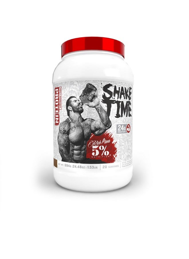 5% نيوتريشن - مشروب Piana Shake Time الغني بالتغذية بنسبة 5% | مشروب بروتين حيواني 24 جرام | لحم بقري، دجاج، بيض كامل | بدون سكر أو منتجات ألبان أو فول الصويا (شوكولاتة) - Image 1