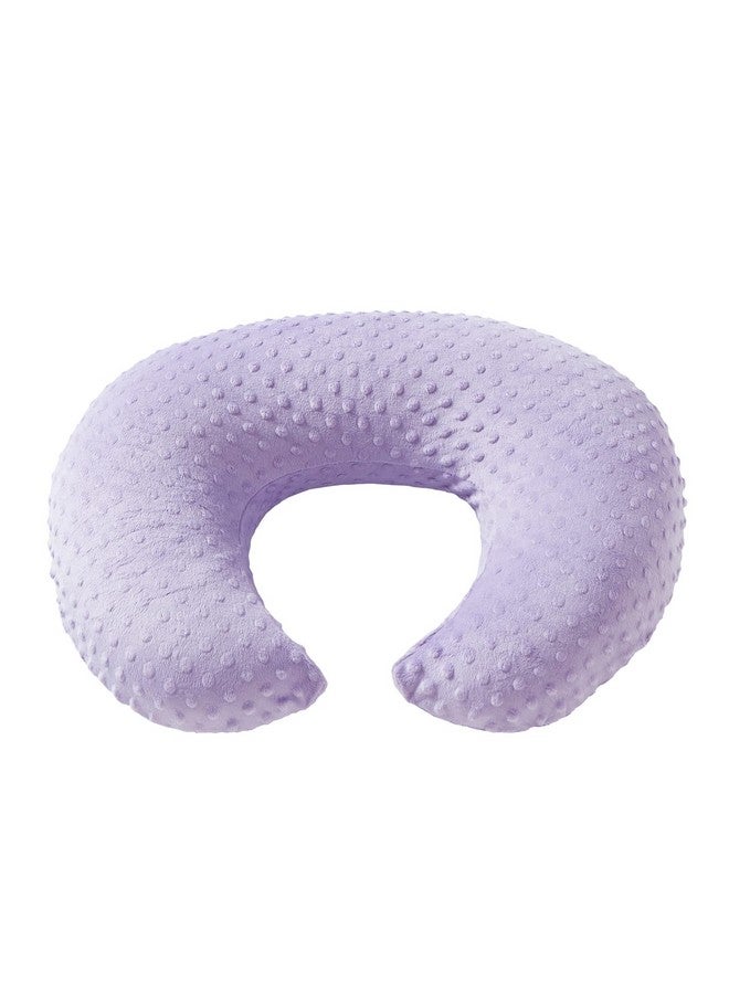 DONOMILO Dots Nursing Pillow Cover, Case Plush Breathable Breastfeeding Pillow Slipcover Fits Nursing Pillow, Super Soft Snug Positioners for Baby Boy Baby Girl (Lavender) - Image 2