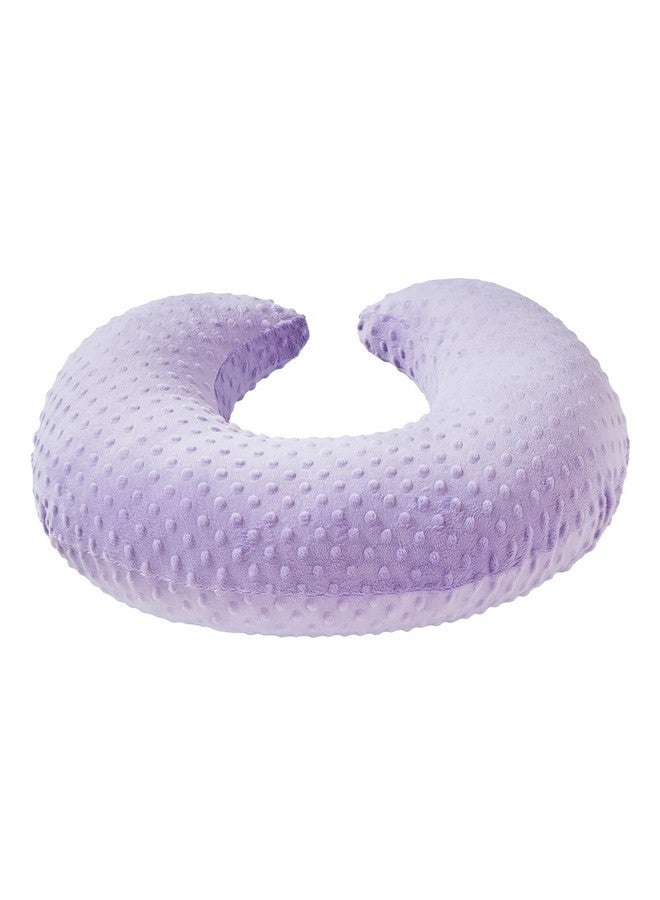 DONOMILO Dots Nursing Pillow Cover, Case Plush Breathable Breastfeeding Pillow Slipcover Fits Nursing Pillow, Super Soft Snug Positioners for Baby Boy Baby Girl (Lavender) - Image 3