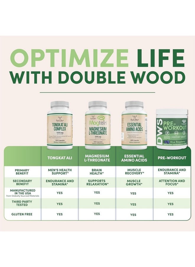 Double Wood Supplements Creatine Monohydrate Powder 1.1lbs (100 Servings of 5 Grams Each - Third Party Tested Micronized Creatine Powder) (with Scoop)(Creatina Monohidratada) by Double Wood - Image 3